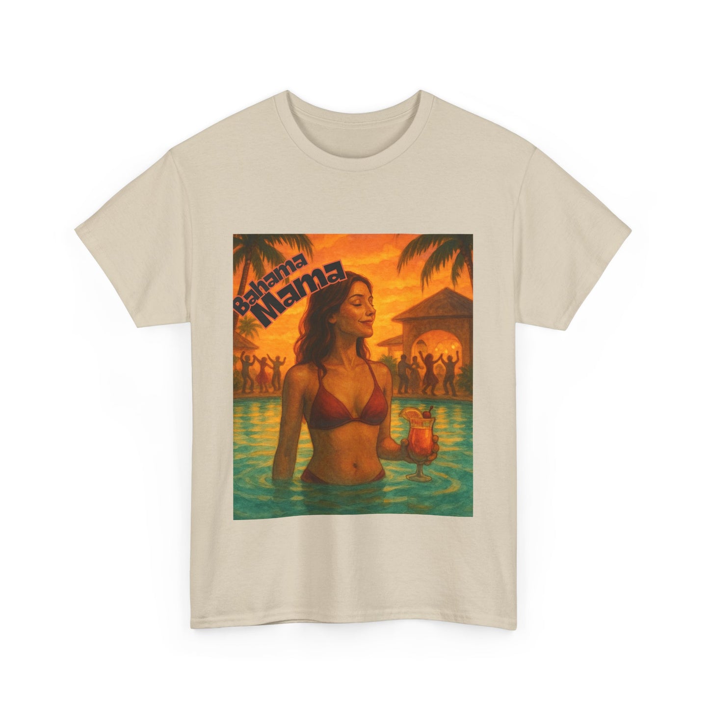 Beach Vibes Unisex Heavy Cotton Tee - Tropical Mama Design
