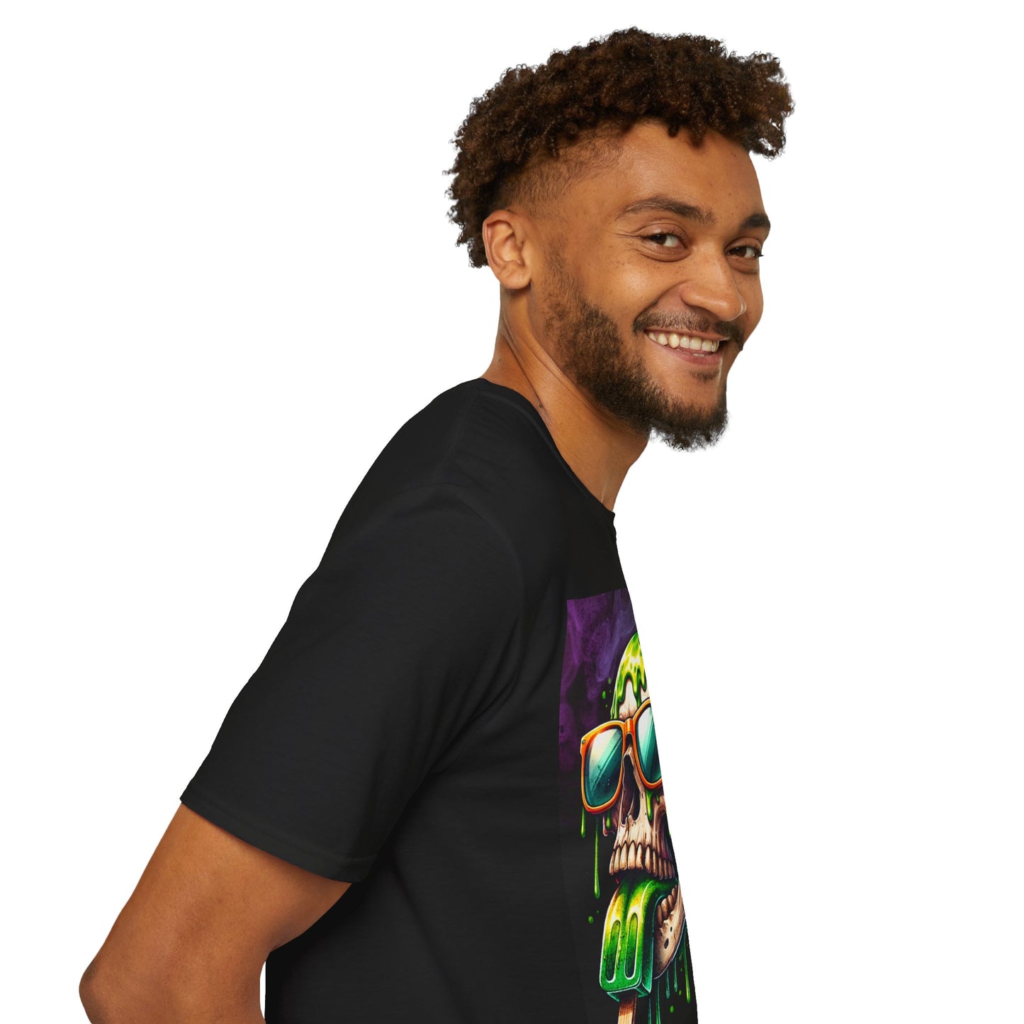 Skull Ice Cream Graphic T-Shirt – Fun Unisex Summer Tee