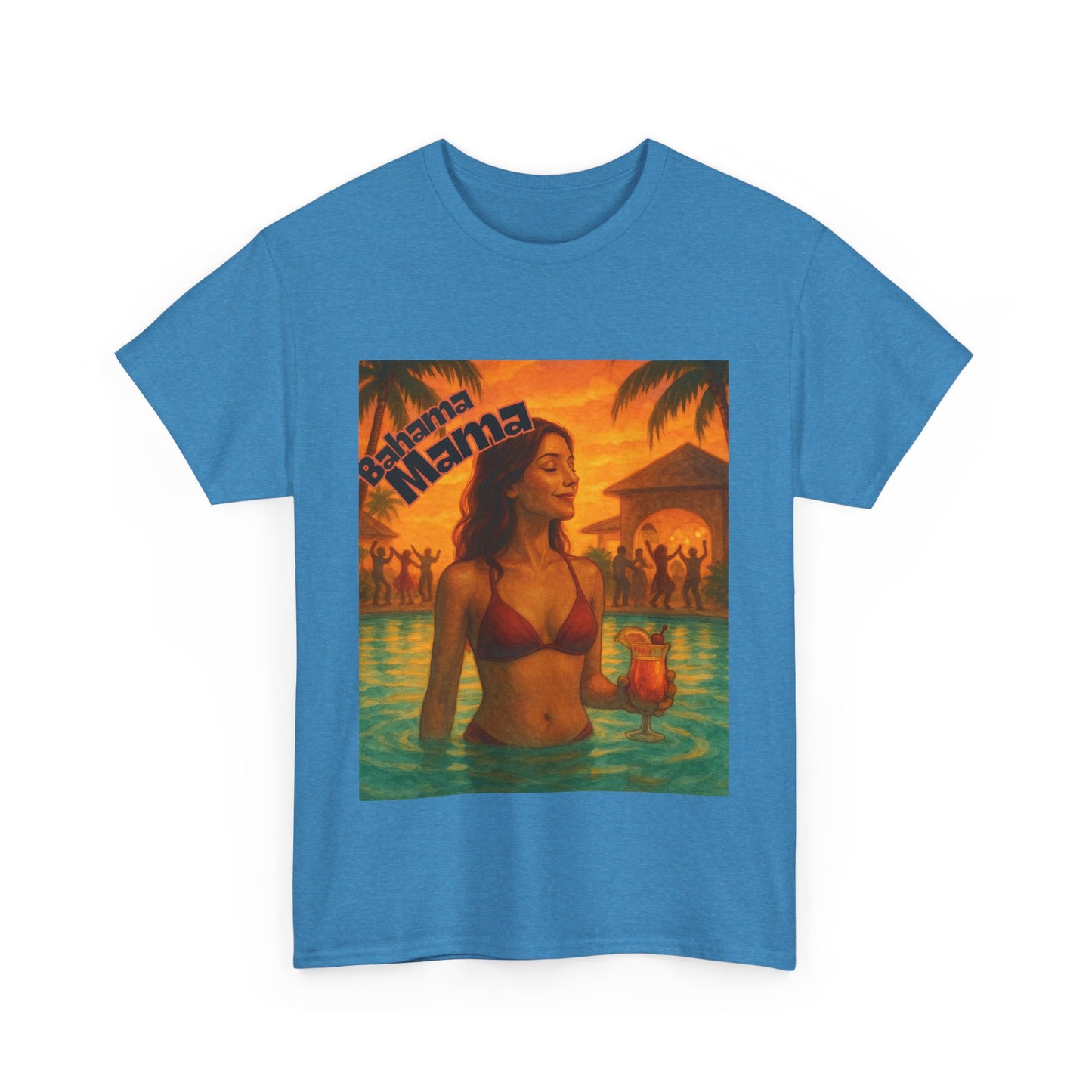 Beach Vibes Unisex Heavy Cotton Tee - Tropical Mama Design