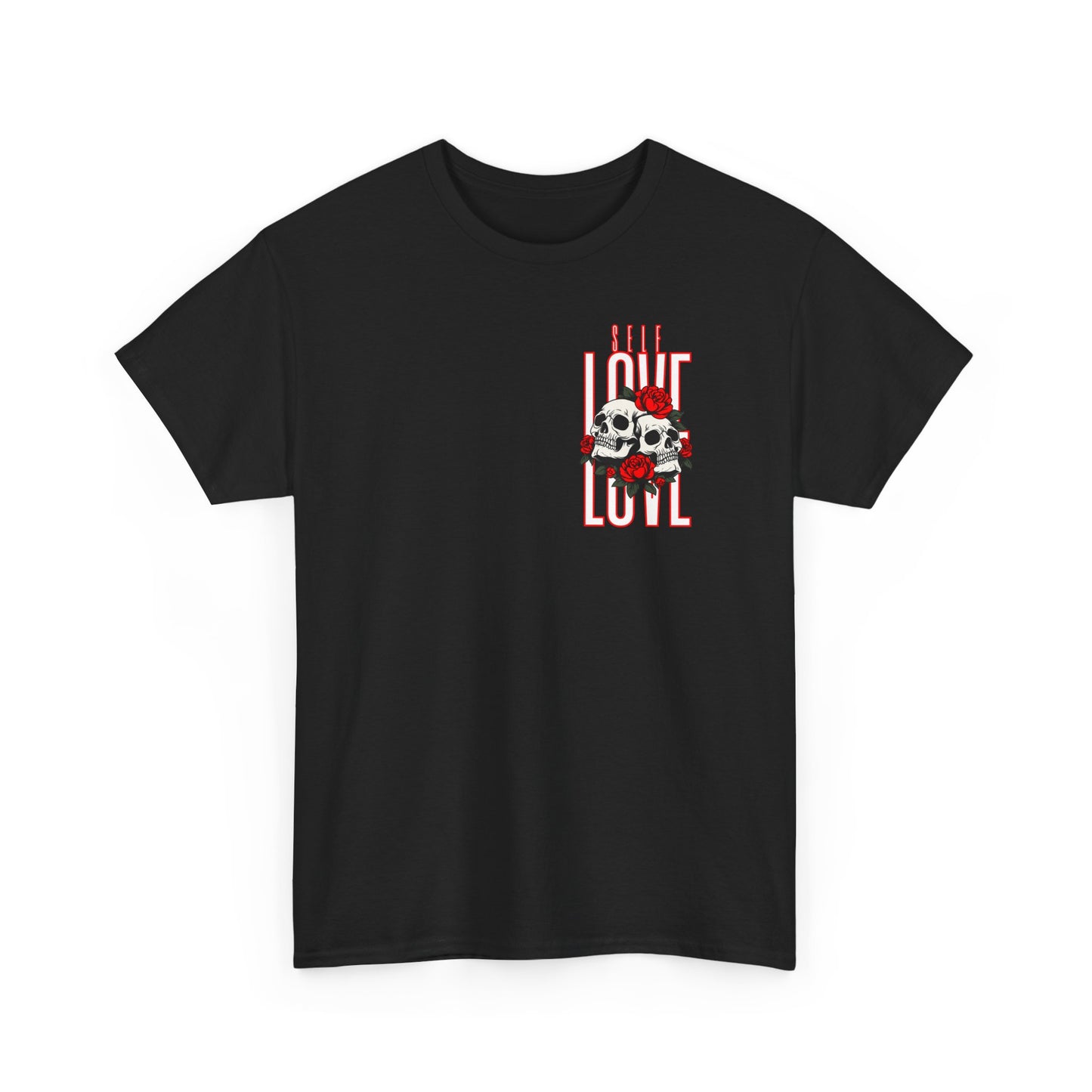 Unisex Heavy Cotton Tee - 'I Got My Back' & Love Design