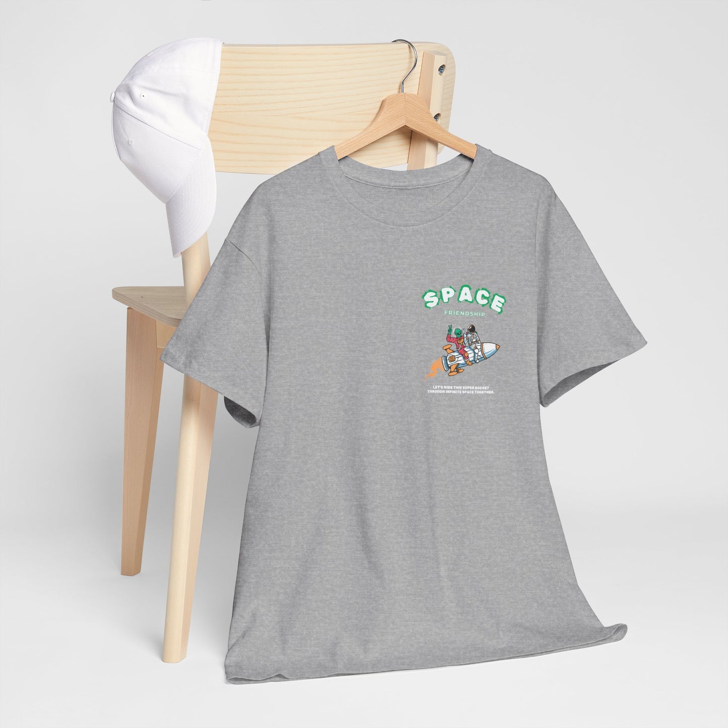 Cosmic Escape Tee, Fun Graphic T-Shirt, Unisex Casual Wear, Summer Vibes Gift, Festival Outfit Idea