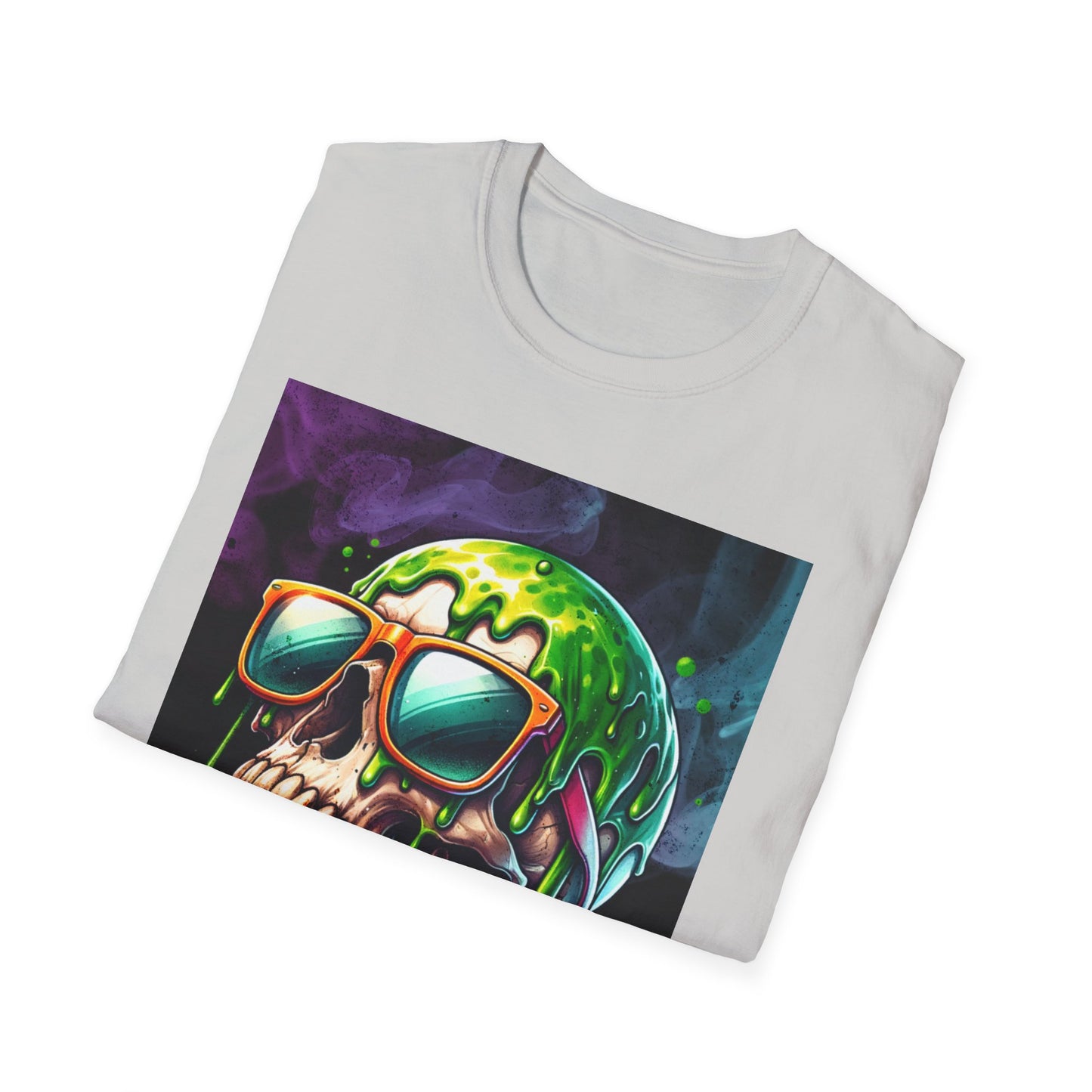 Skull Ice Cream Graphic T-Shirt – Fun Unisex Summer Tee