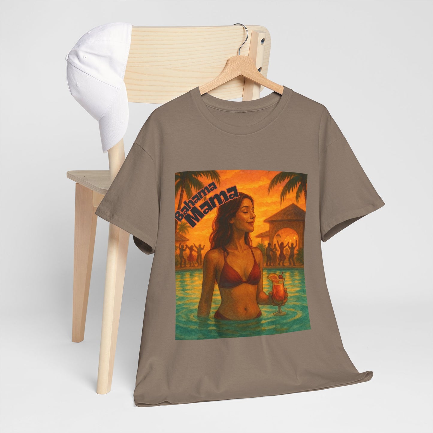 Beach Vibes Unisex Heavy Cotton Tee - Tropical Mama Design