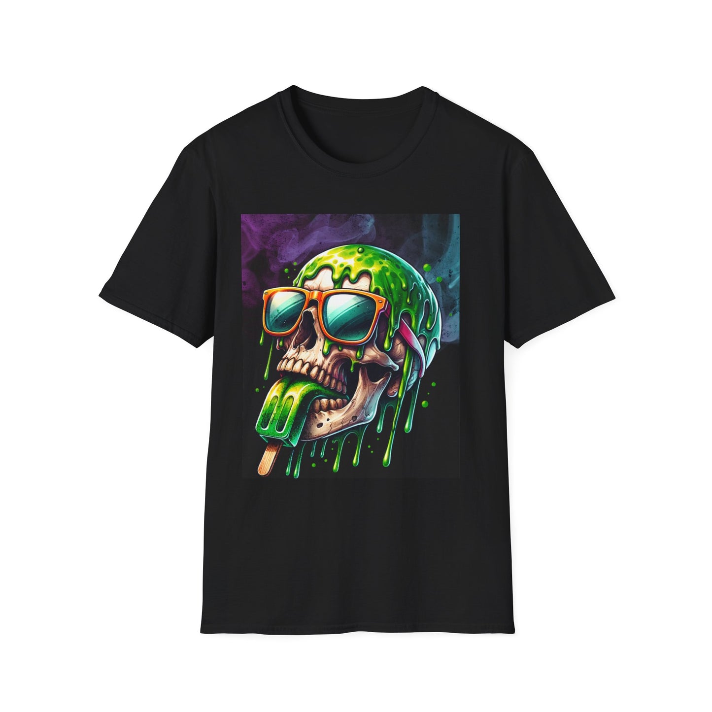 Skull Ice Cream Graphic T-Shirt – Fun Unisex Summer Tee