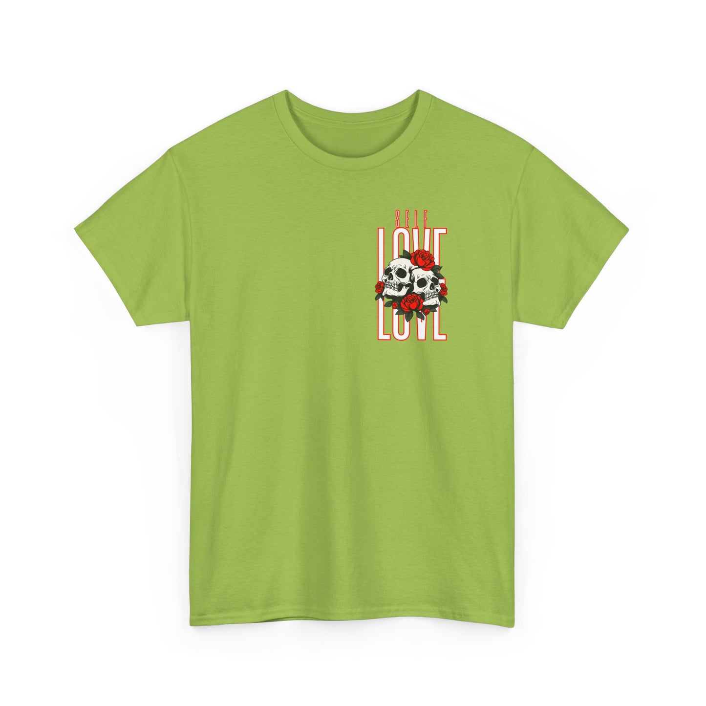Unisex Heavy Cotton Tee - 'I Got My Back' & Love Design