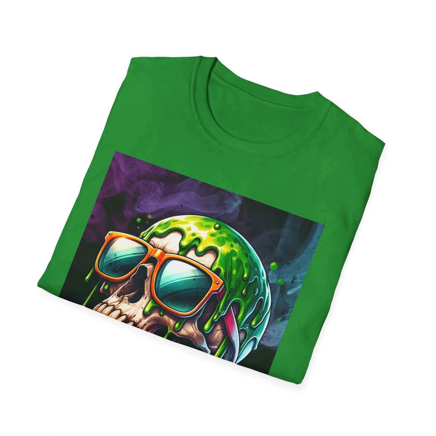 Skull Ice Cream Graphic T-Shirt – Fun Unisex Summer Tee