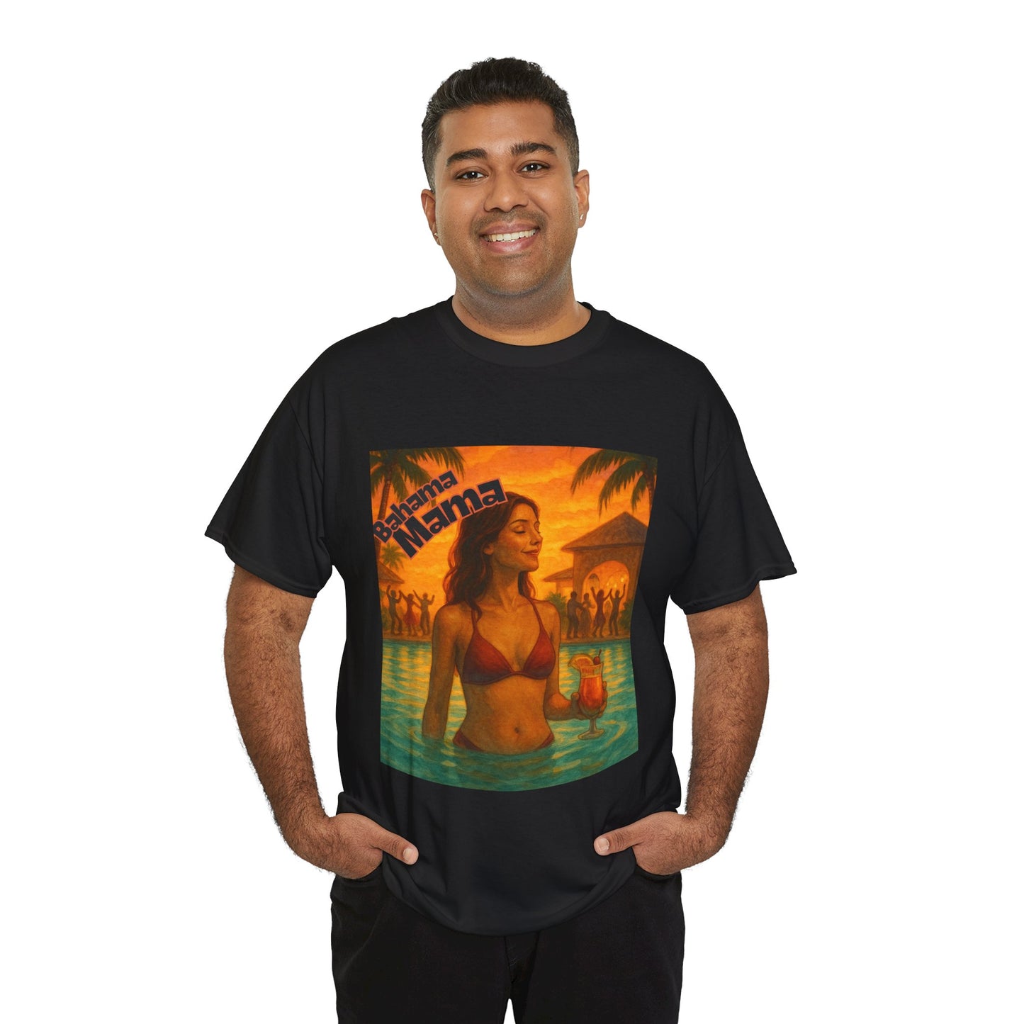 Beach Vibes Unisex Heavy Cotton Tee - Tropical Mama Design