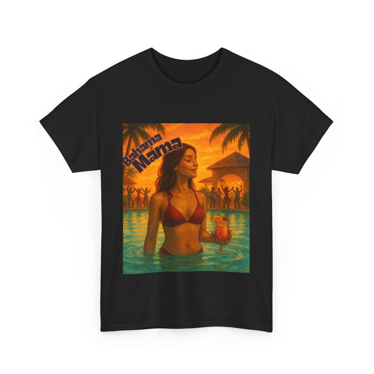 Beach Vibes Unisex Heavy Cotton Tee - Tropical Mama Design