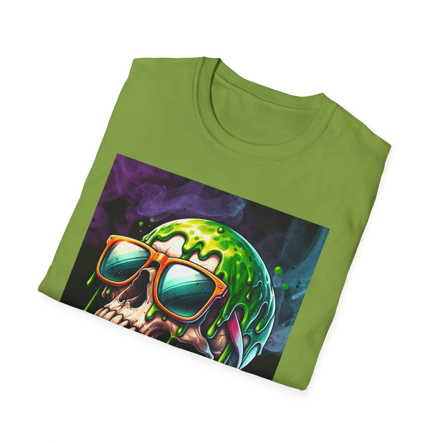 Skull Ice Cream Graphic T-Shirt – Fun Unisex Summer Tee
