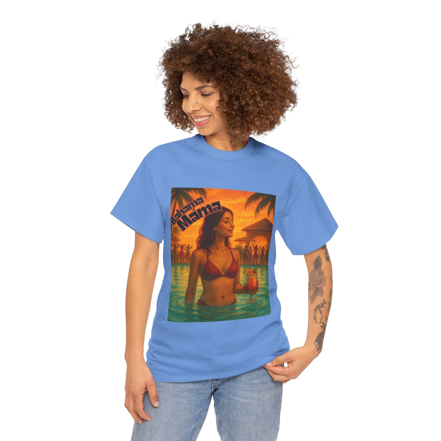 Beach Vibes Unisex Heavy Cotton Tee - Tropical Mama Design