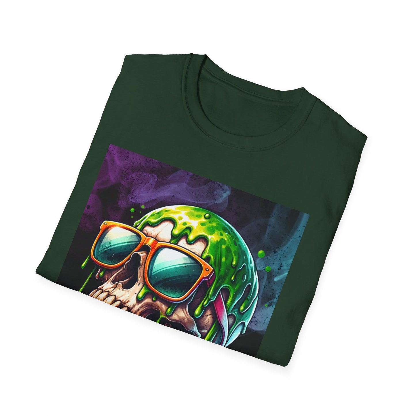 Skull Ice Cream Graphic T-Shirt – Fun Unisex Summer Tee