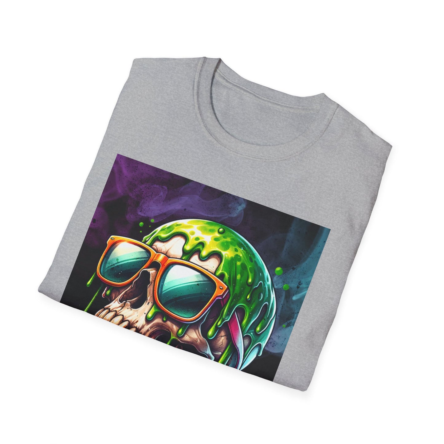 Skull Ice Cream Graphic T-Shirt – Fun Unisex Summer Tee