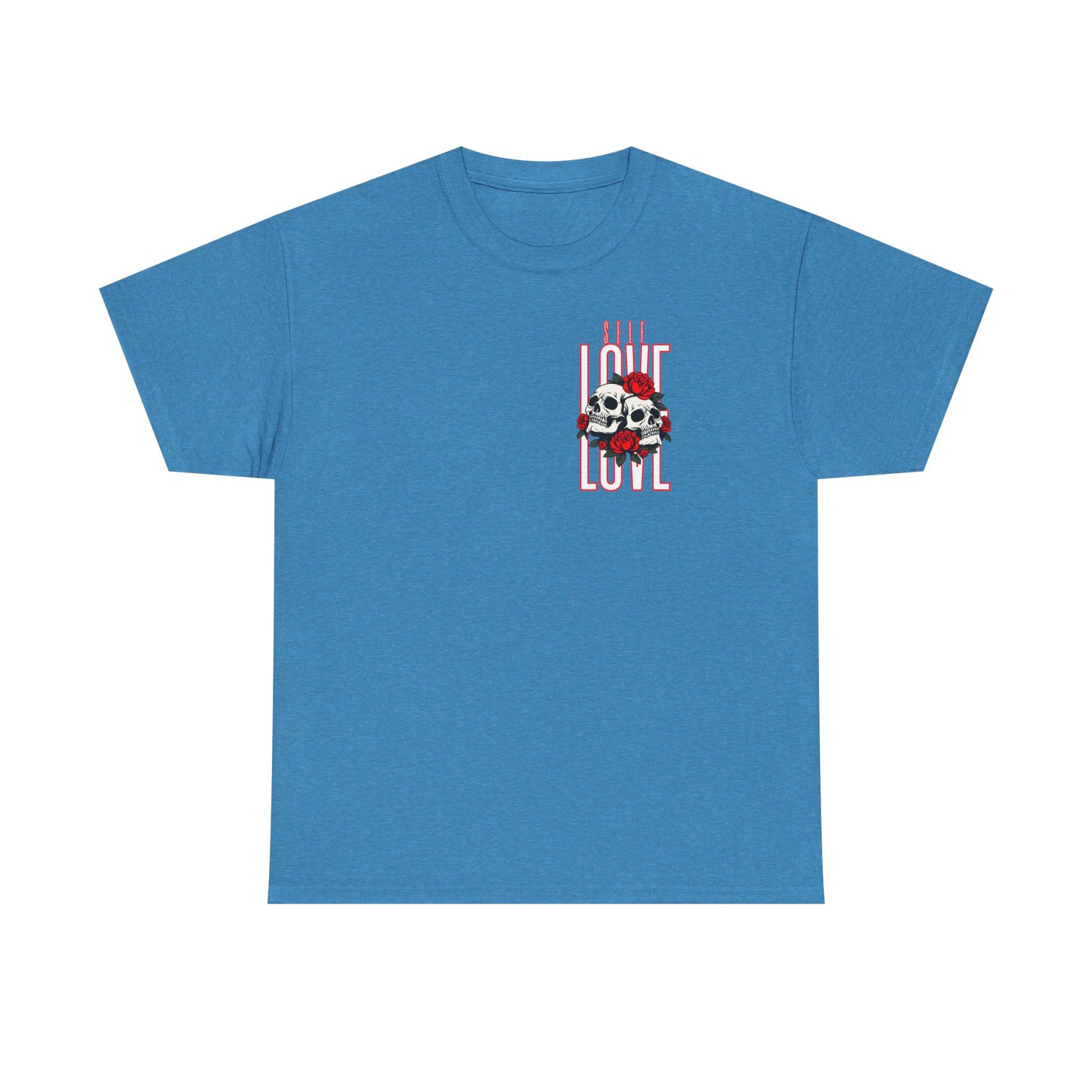 Unisex Heavy Cotton Tee - 'I Got My Back' & Love Design
