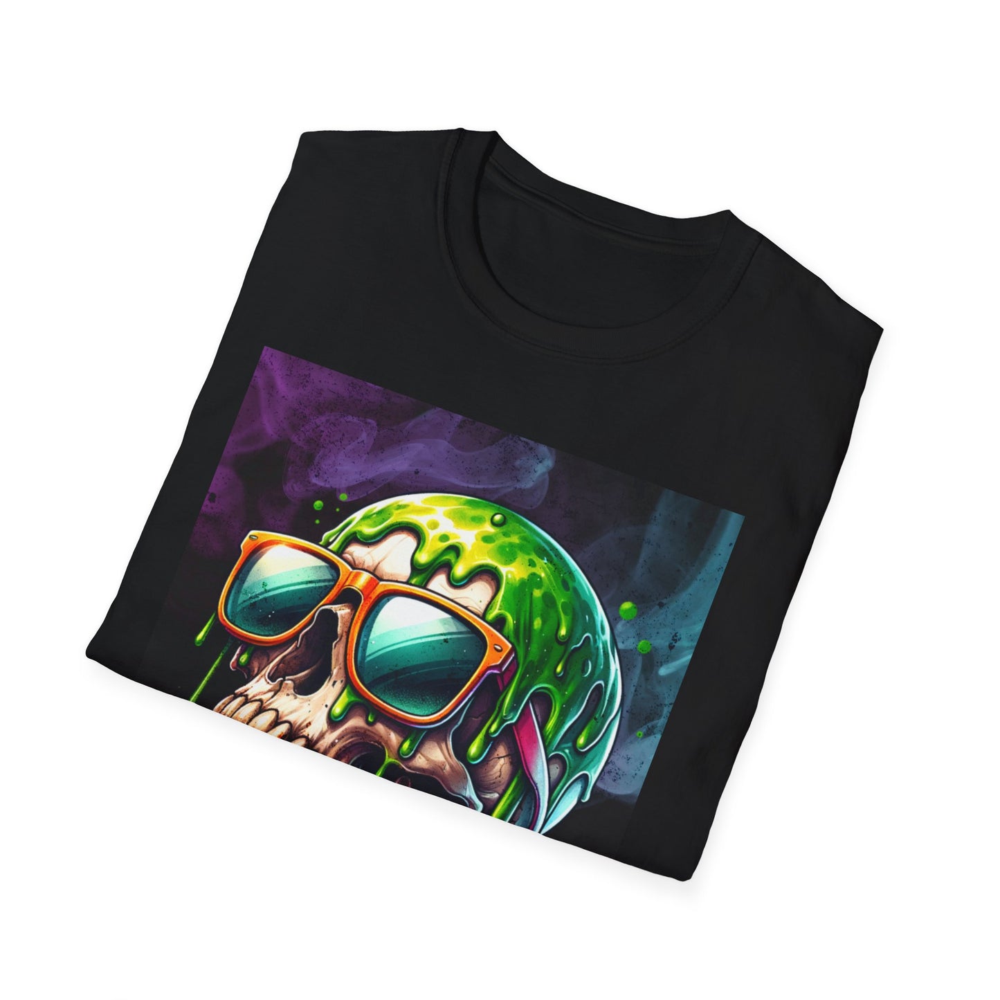Skull Ice Cream Graphic T-Shirt – Fun Unisex Summer Tee