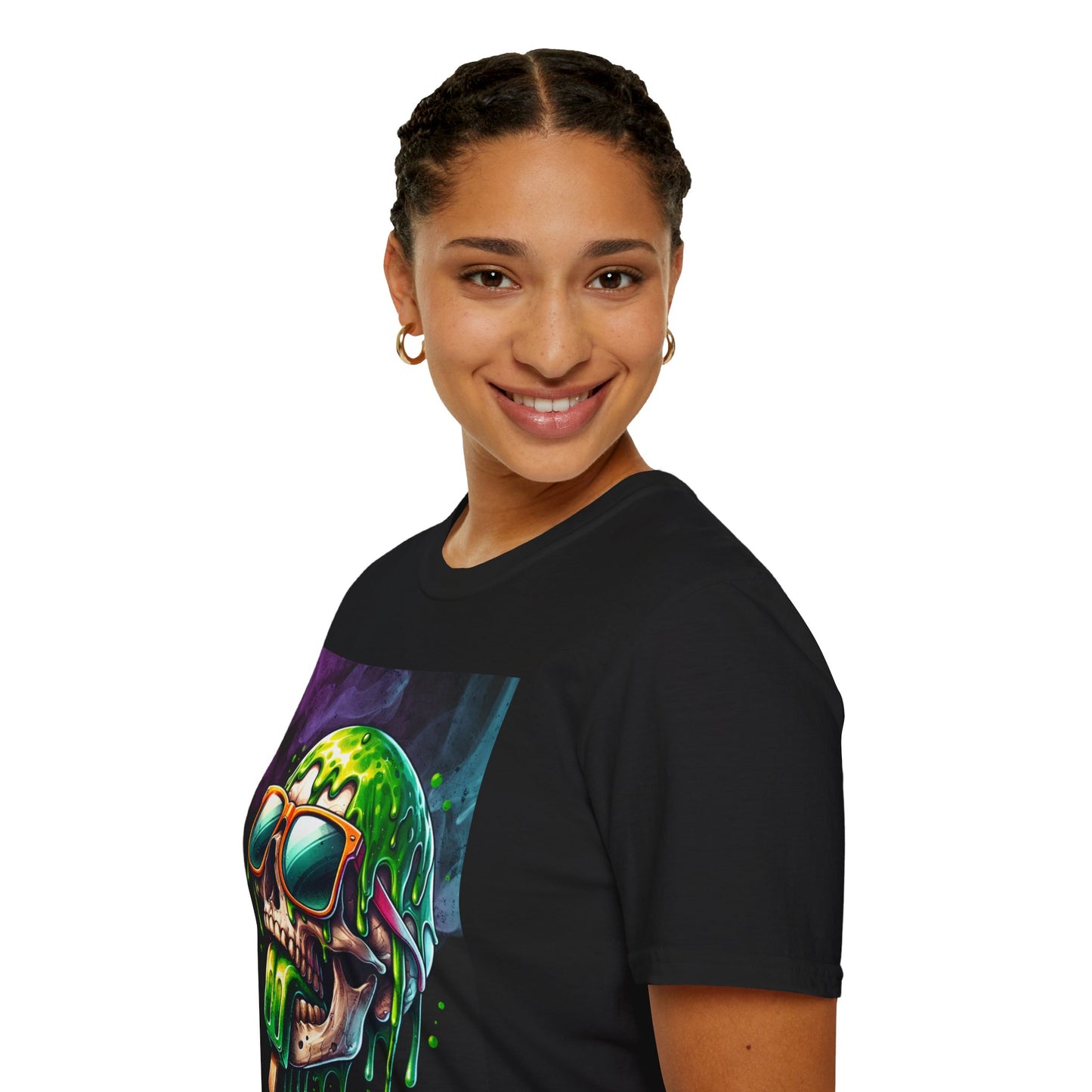 Skull Ice Cream Graphic T-Shirt – Fun Unisex Summer Tee