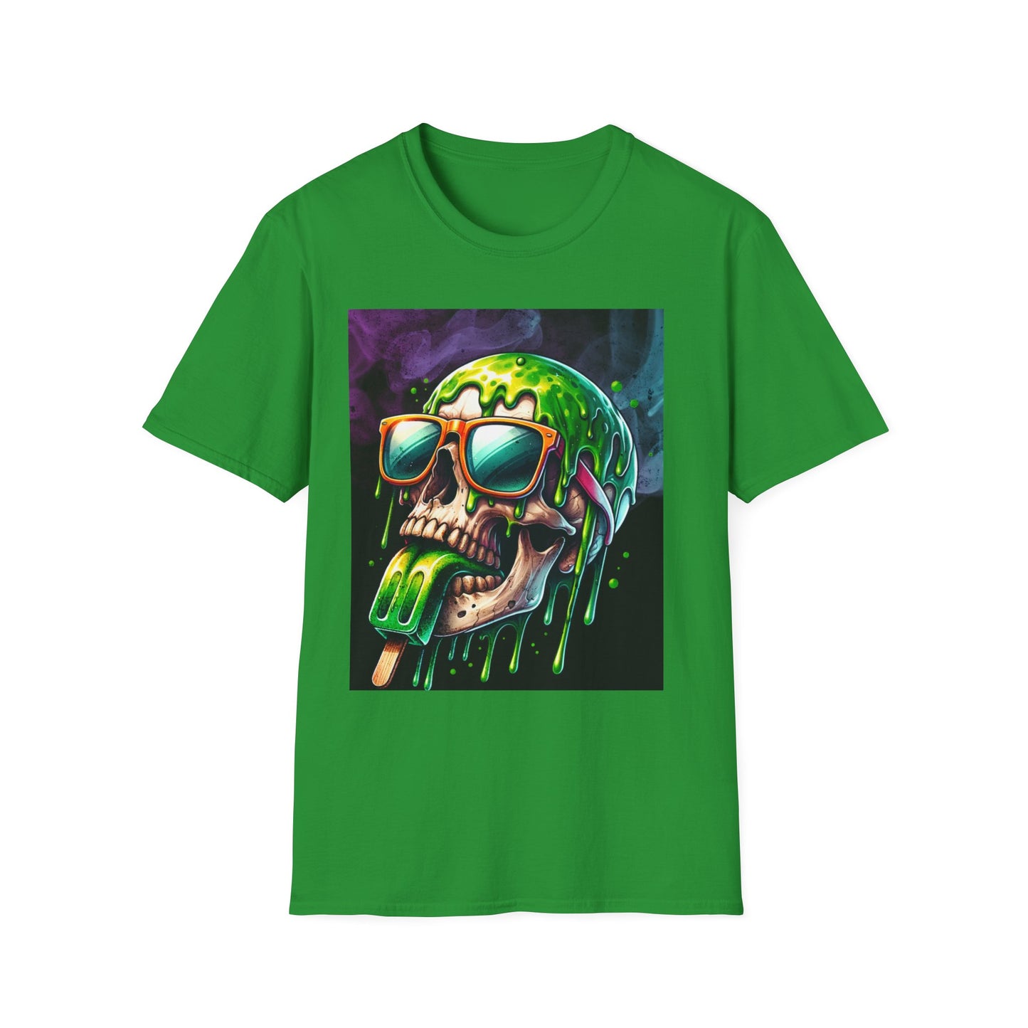 Skull Ice Cream Graphic T-Shirt – Fun Unisex Summer Tee
