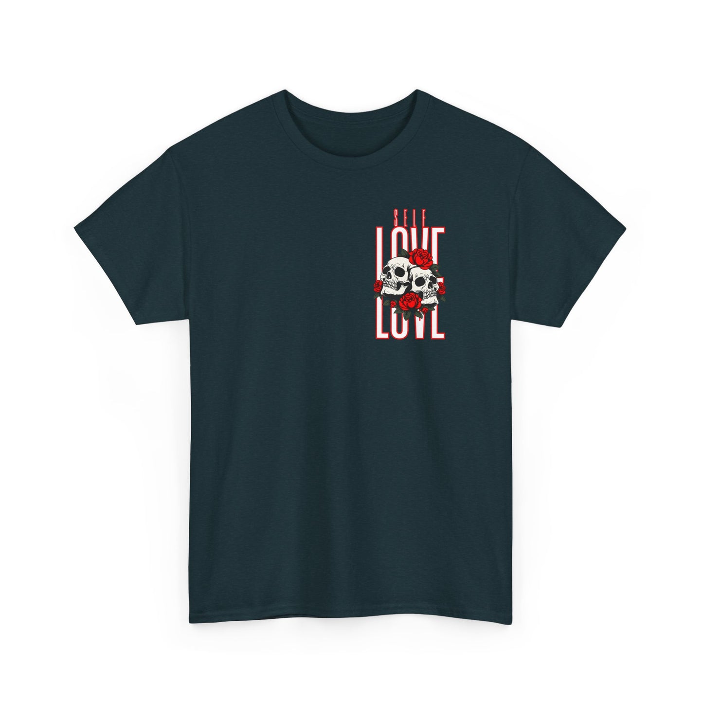 Unisex Heavy Cotton Tee - 'I Got My Back' & Love Design