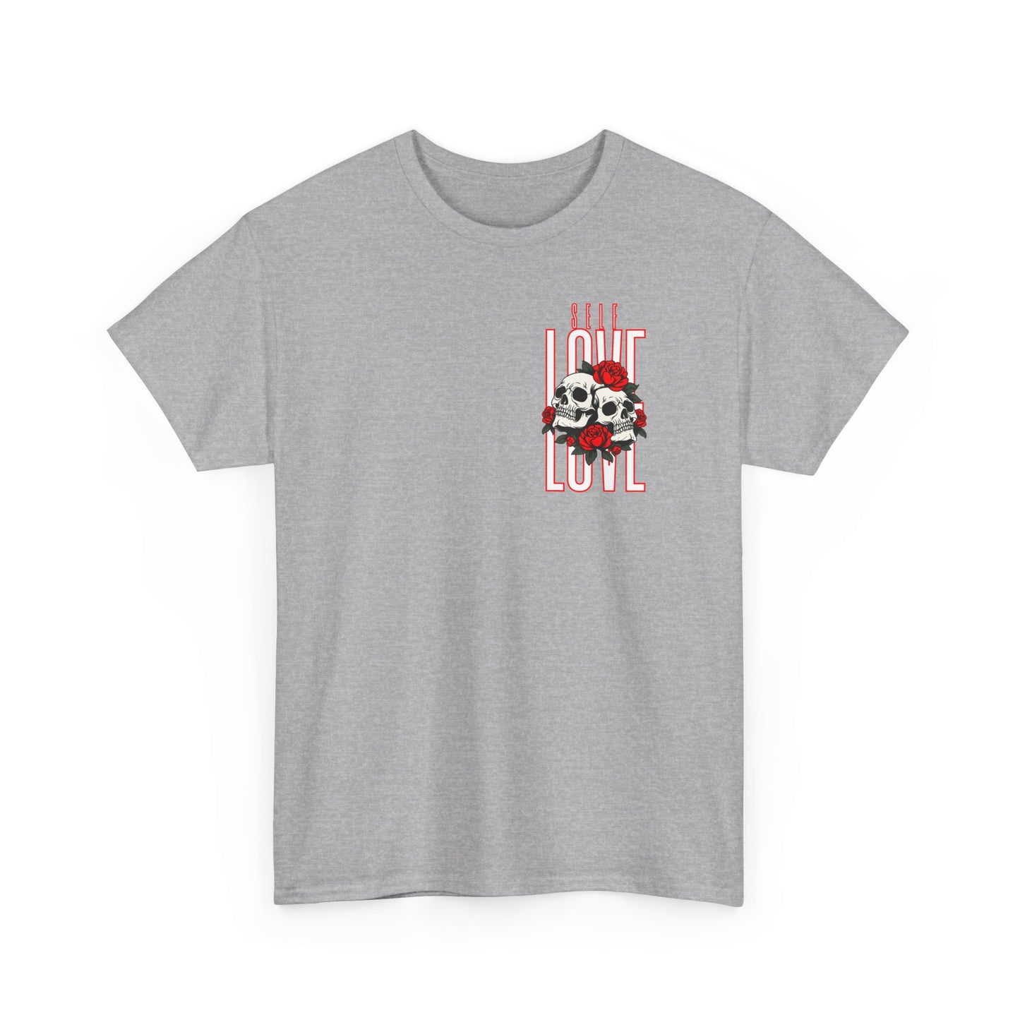 Unisex Heavy Cotton Tee - 'I Got My Back' & Love Design
