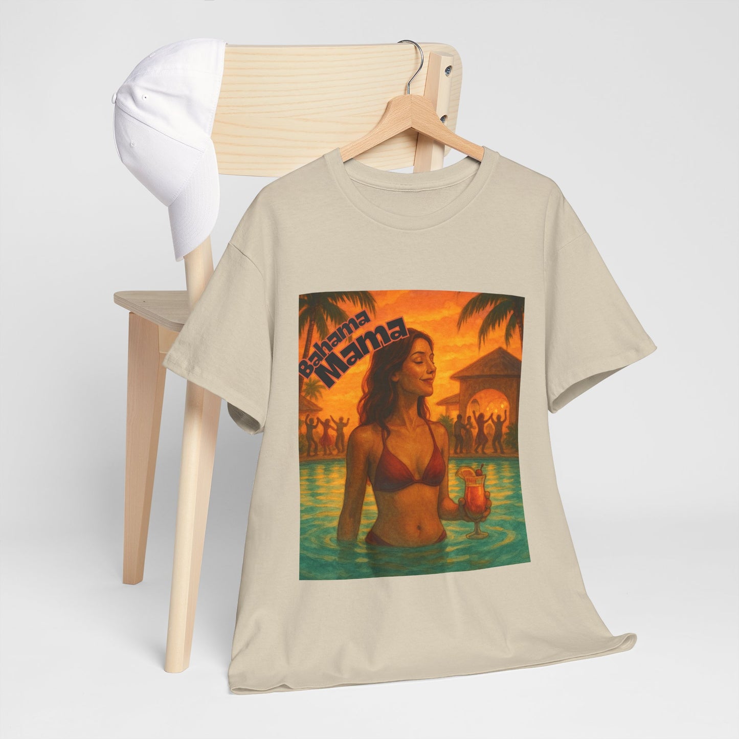 Beach Vibes Unisex Heavy Cotton Tee - Tropical Mama Design