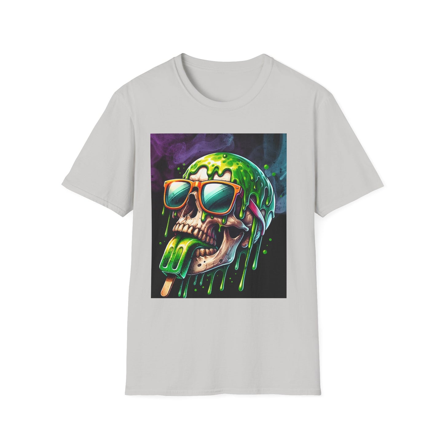 Skull Ice Cream Graphic T-Shirt – Fun Unisex Summer Tee