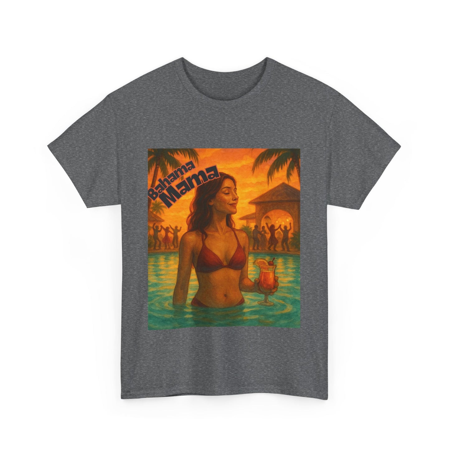 Beach Vibes Unisex Heavy Cotton Tee - Tropical Mama Design