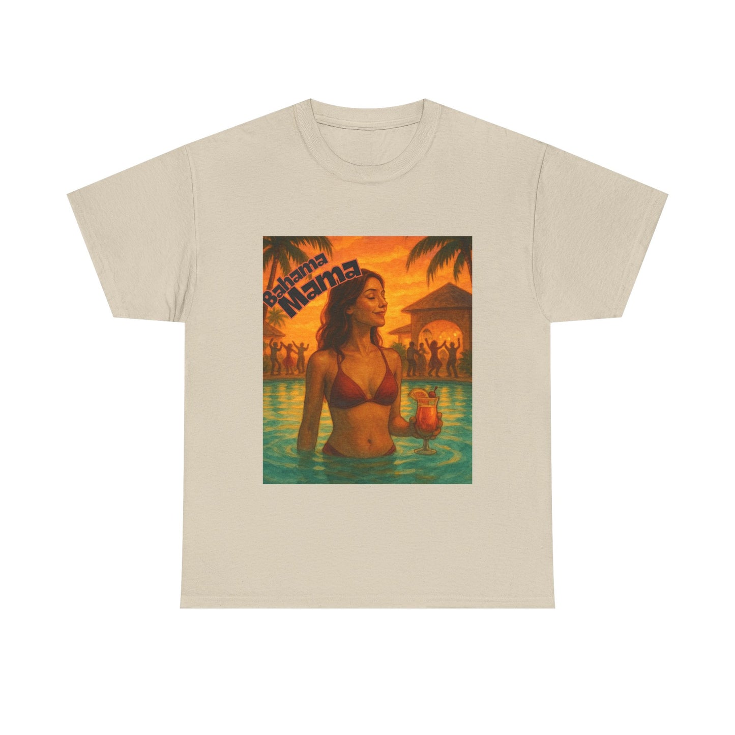 Beach Vibes Unisex Heavy Cotton Tee - Tropical Mama Design