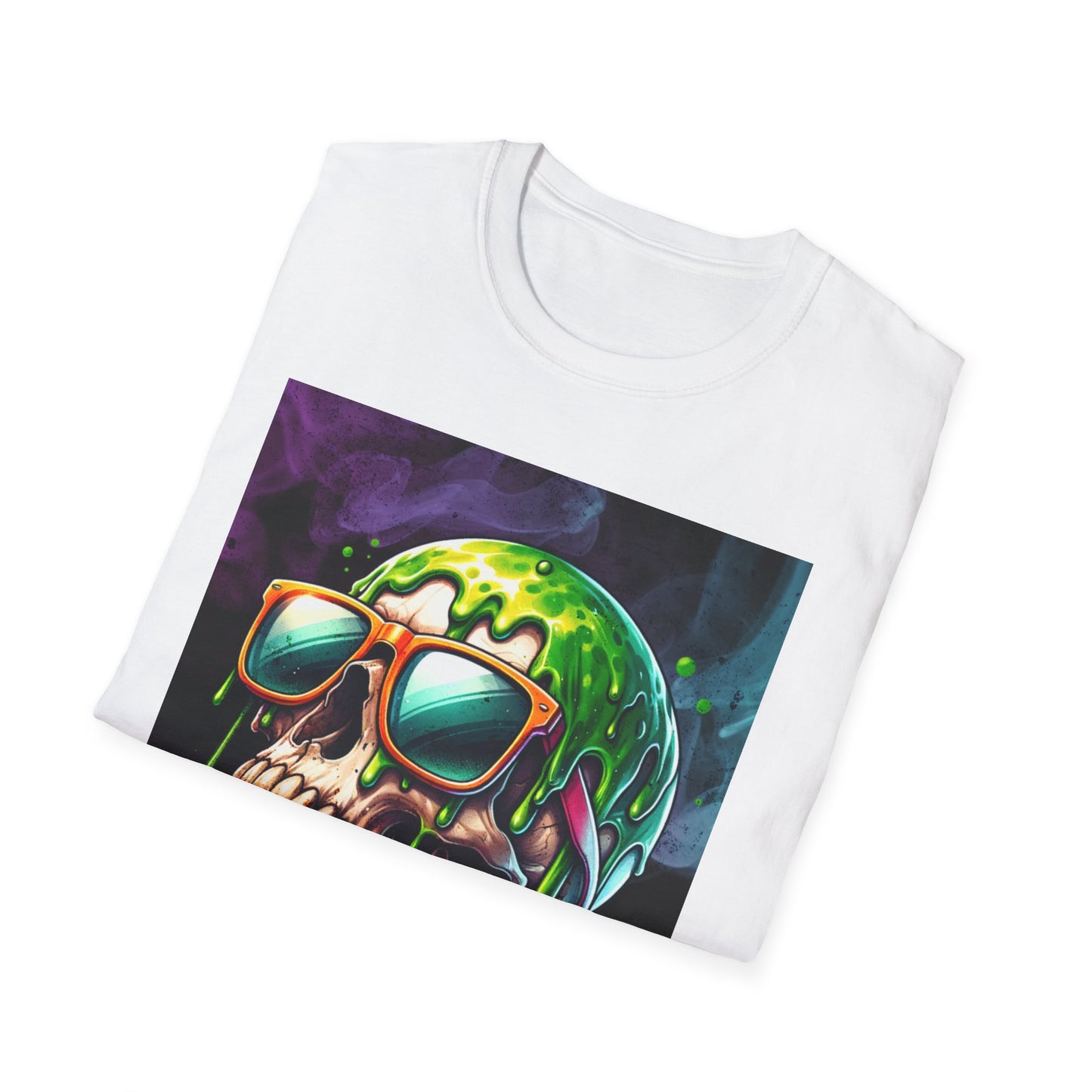Skull Ice Cream Graphic T-Shirt – Fun Unisex Summer Tee