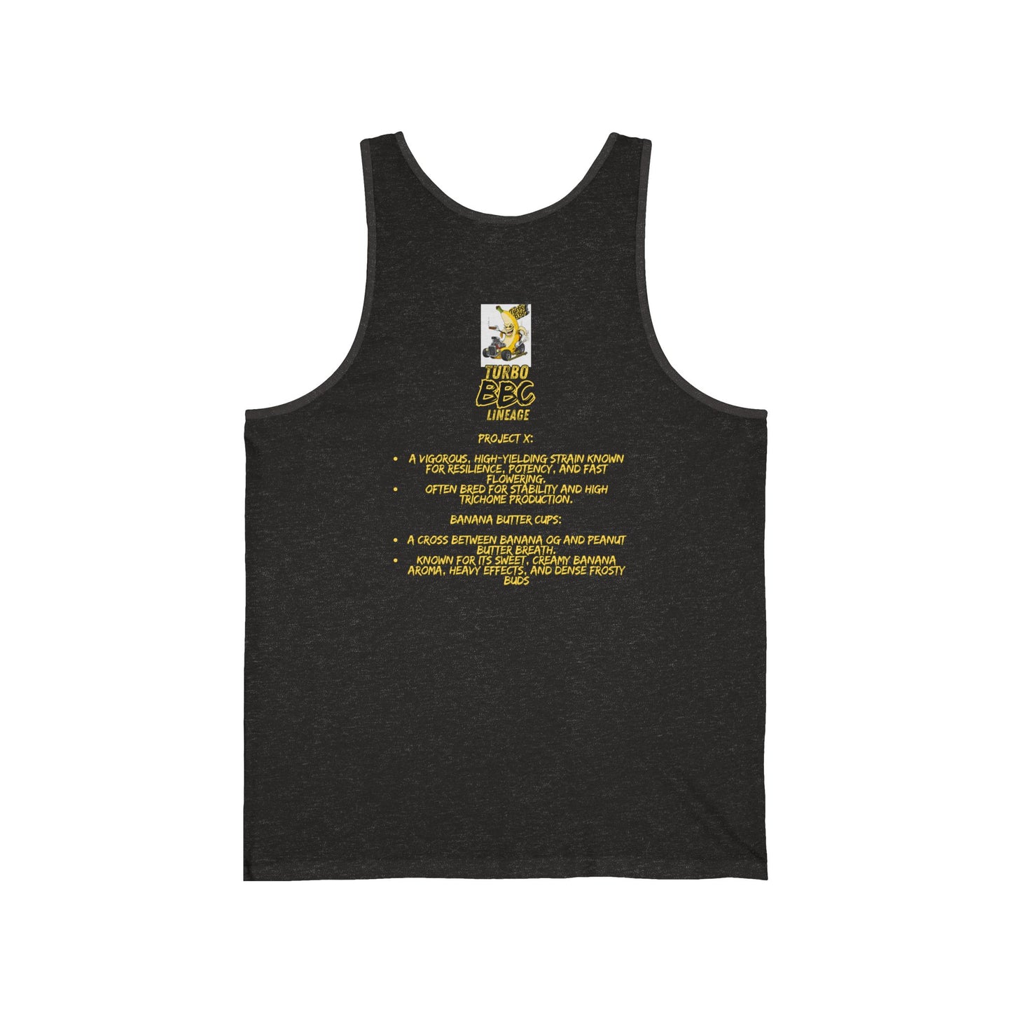 Turbo BBC Banana Unisex Jersey Tank - Fun Summer Graphic Tee