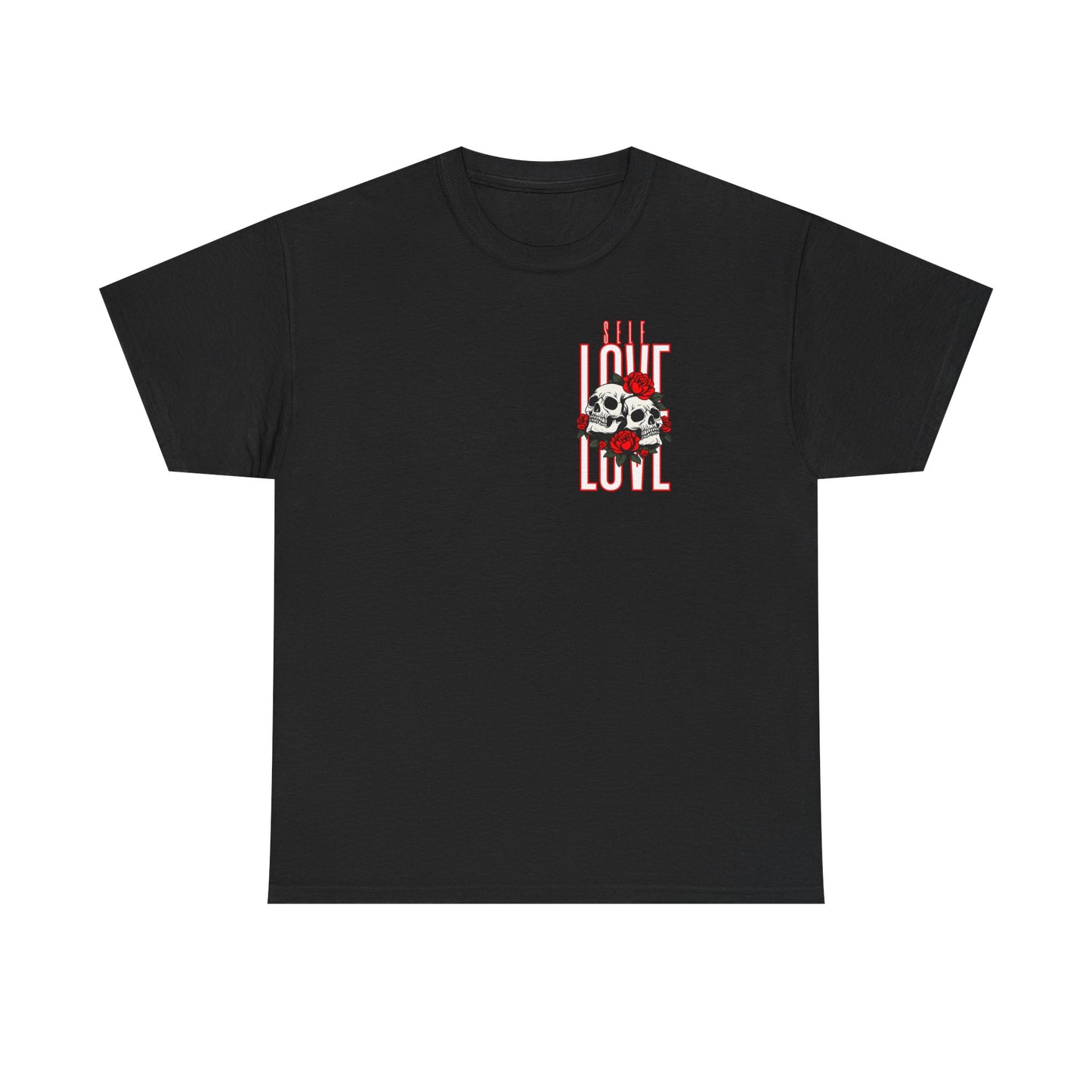 Unisex Heavy Cotton Tee - 'I Got My Back' & Love Design