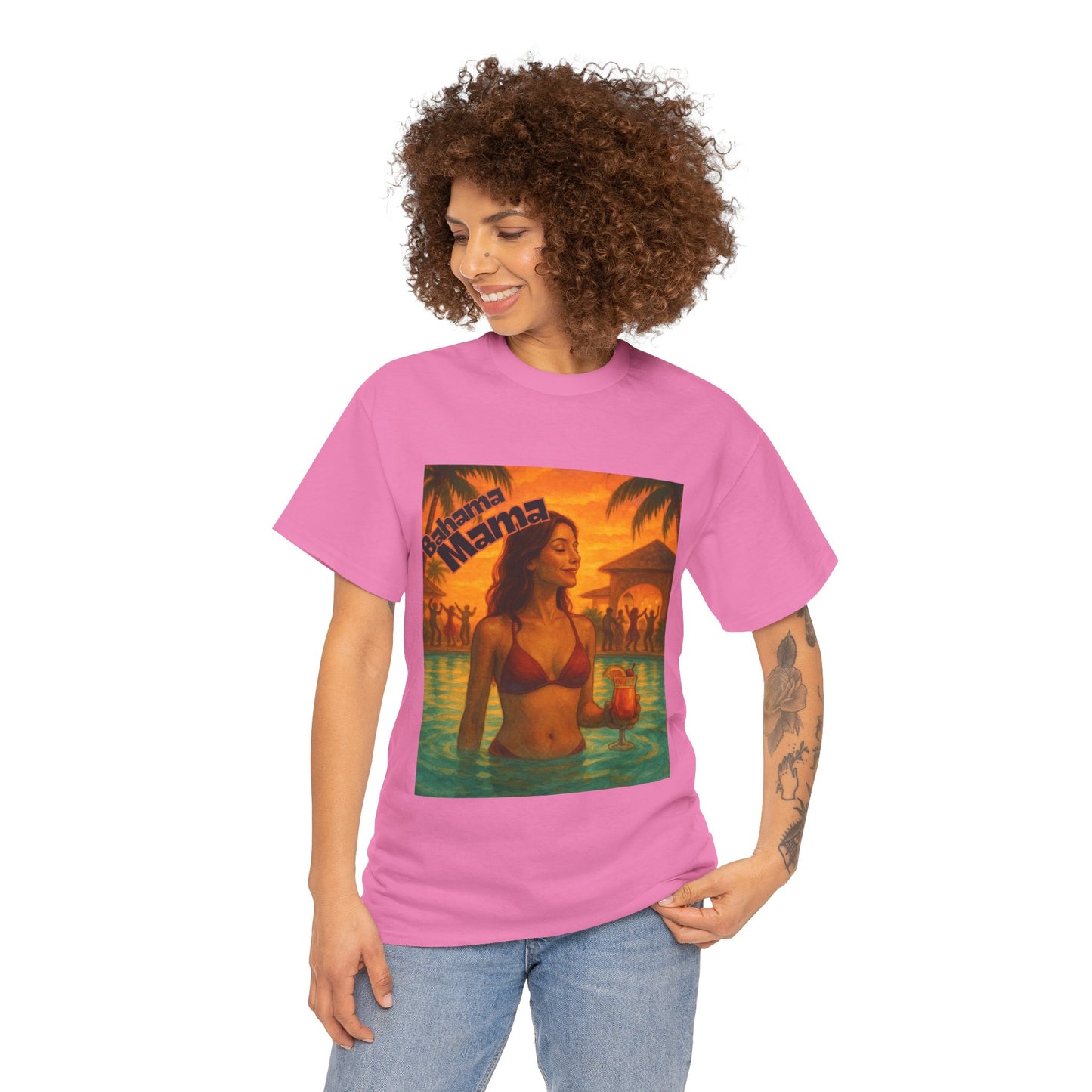 Beach Vibes Unisex Heavy Cotton Tee - Tropical Mama Design
