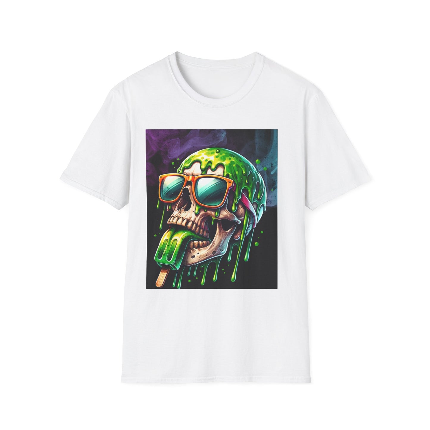 Skull Ice Cream Graphic T-Shirt – Fun Unisex Summer Tee