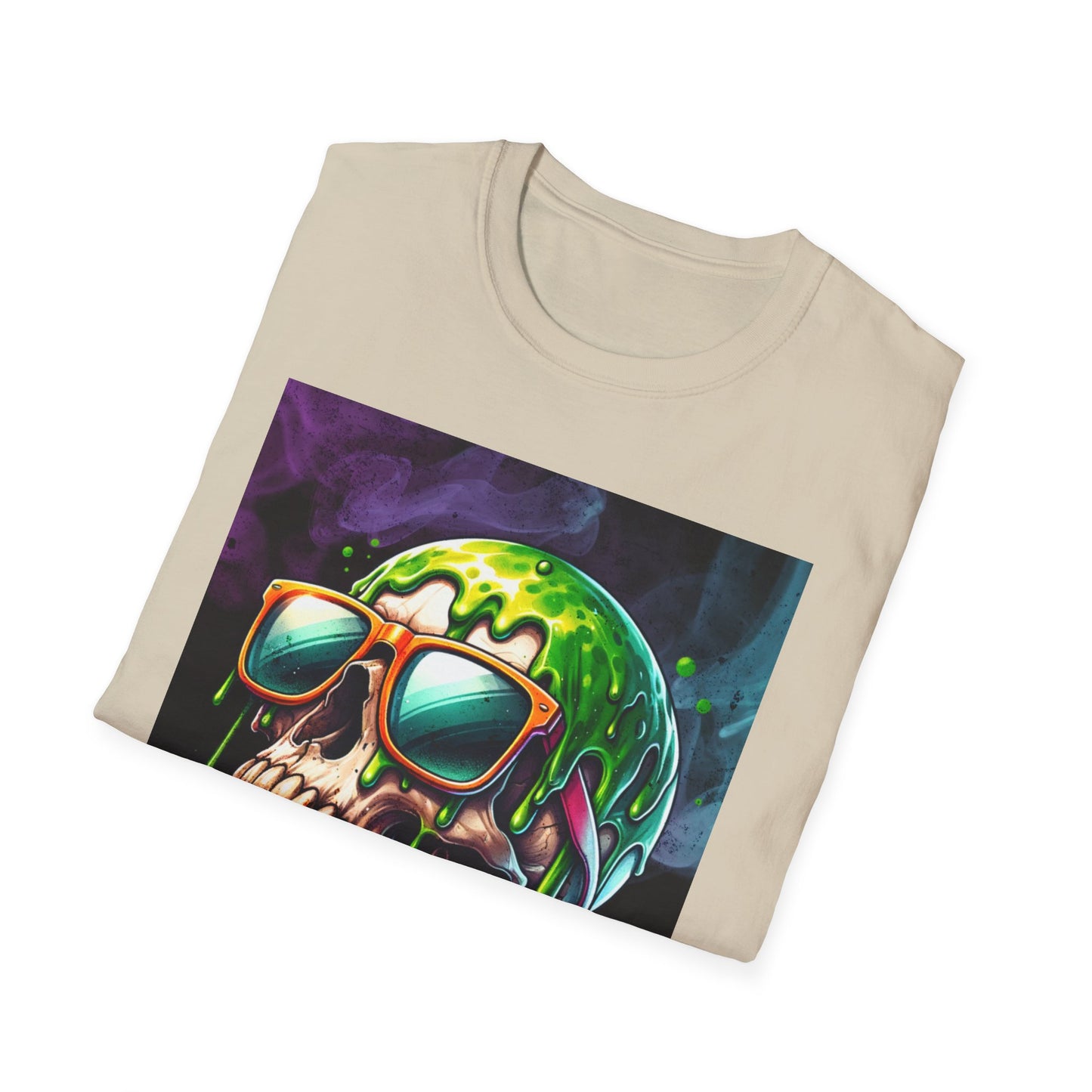 Skull Ice Cream Graphic T-Shirt – Fun Unisex Summer Tee