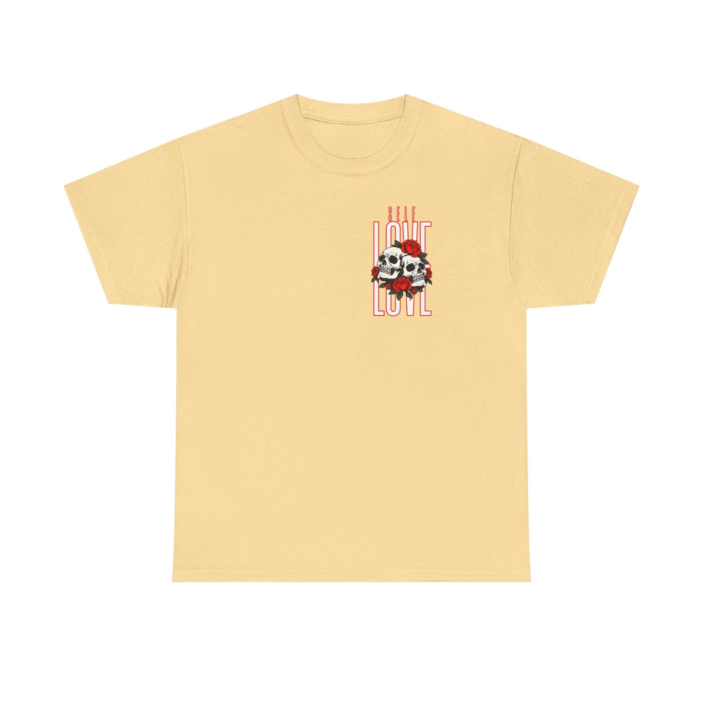 Unisex Heavy Cotton Tee - 'I Got My Back' & Love Design