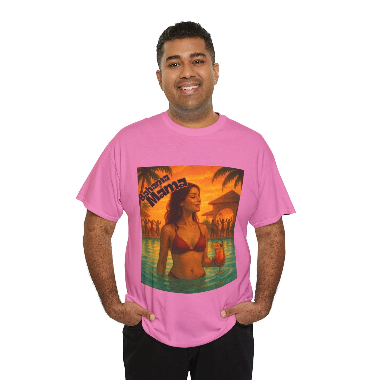 Beach Vibes Unisex Heavy Cotton Tee - Tropical Mama Design