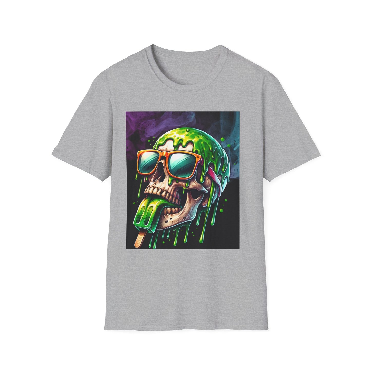 Skull Ice Cream Graphic T-Shirt – Fun Unisex Summer Tee