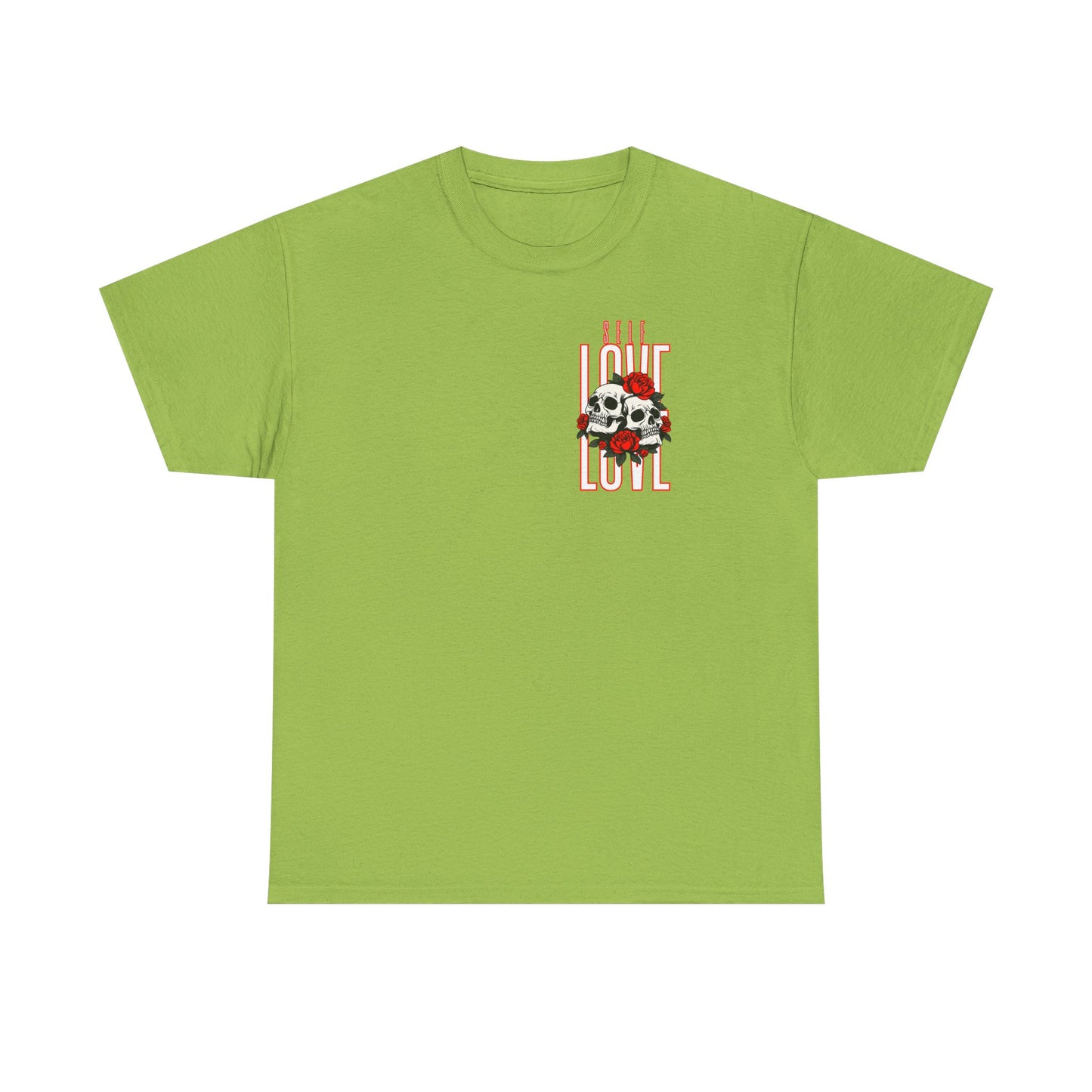 Unisex Heavy Cotton Tee - 'I Got My Back' & Love Design