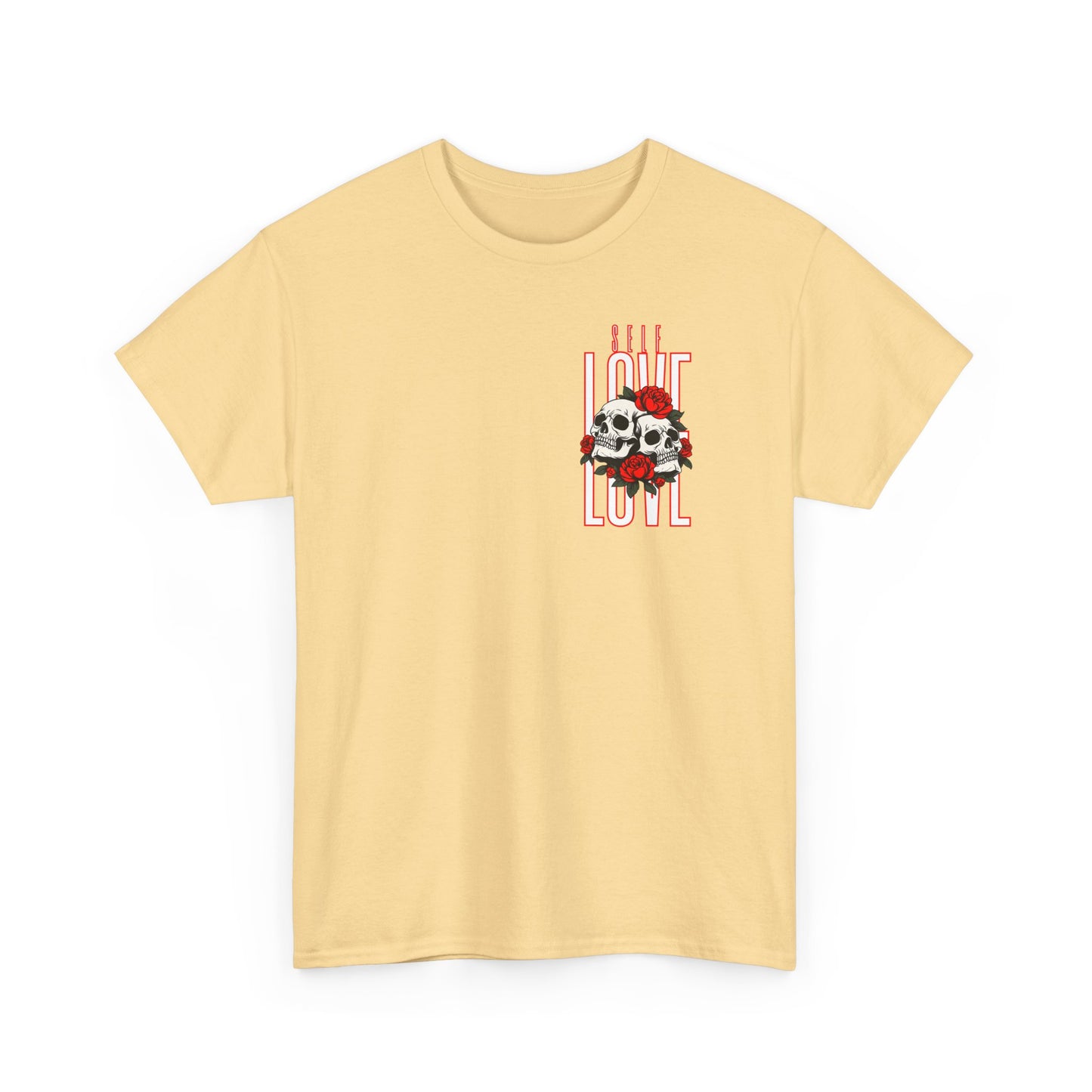 Unisex Heavy Cotton Tee - 'I Got My Back' & Love Design