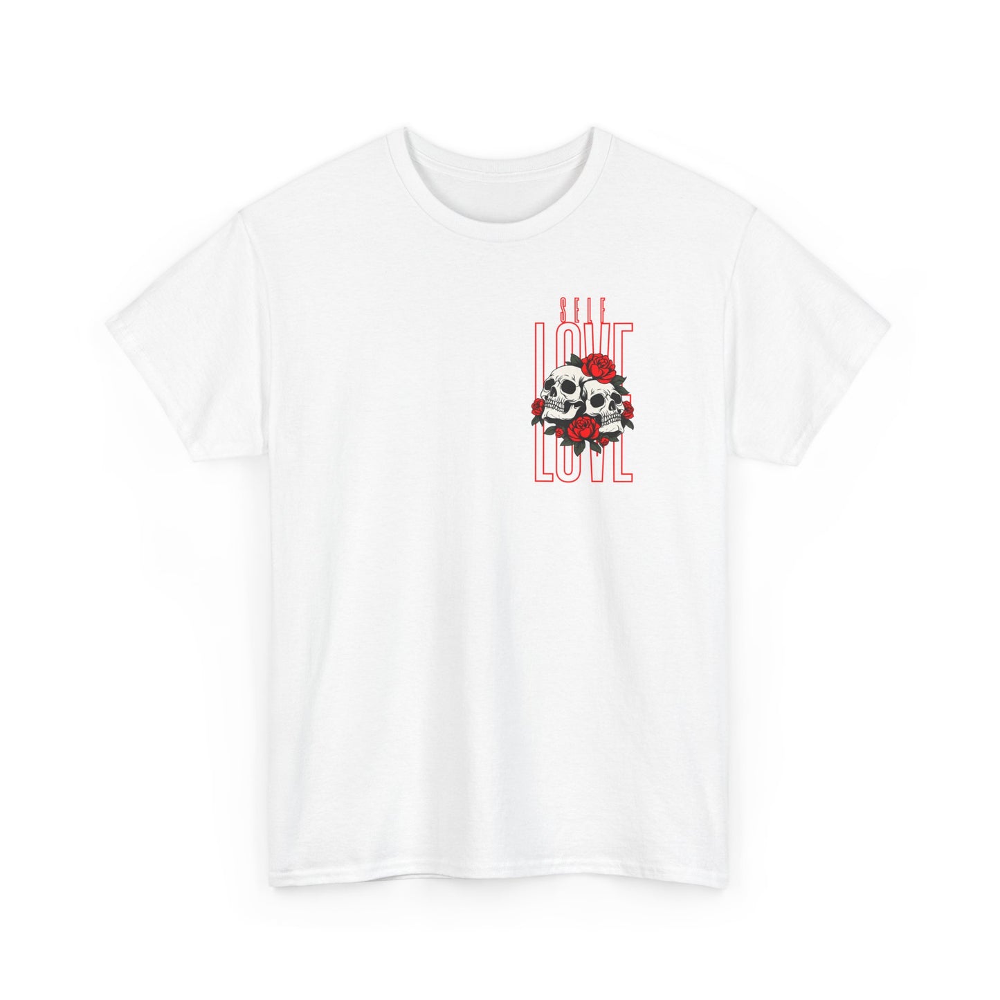 Unisex Heavy Cotton Tee - 'I Got My Back' & Love Design