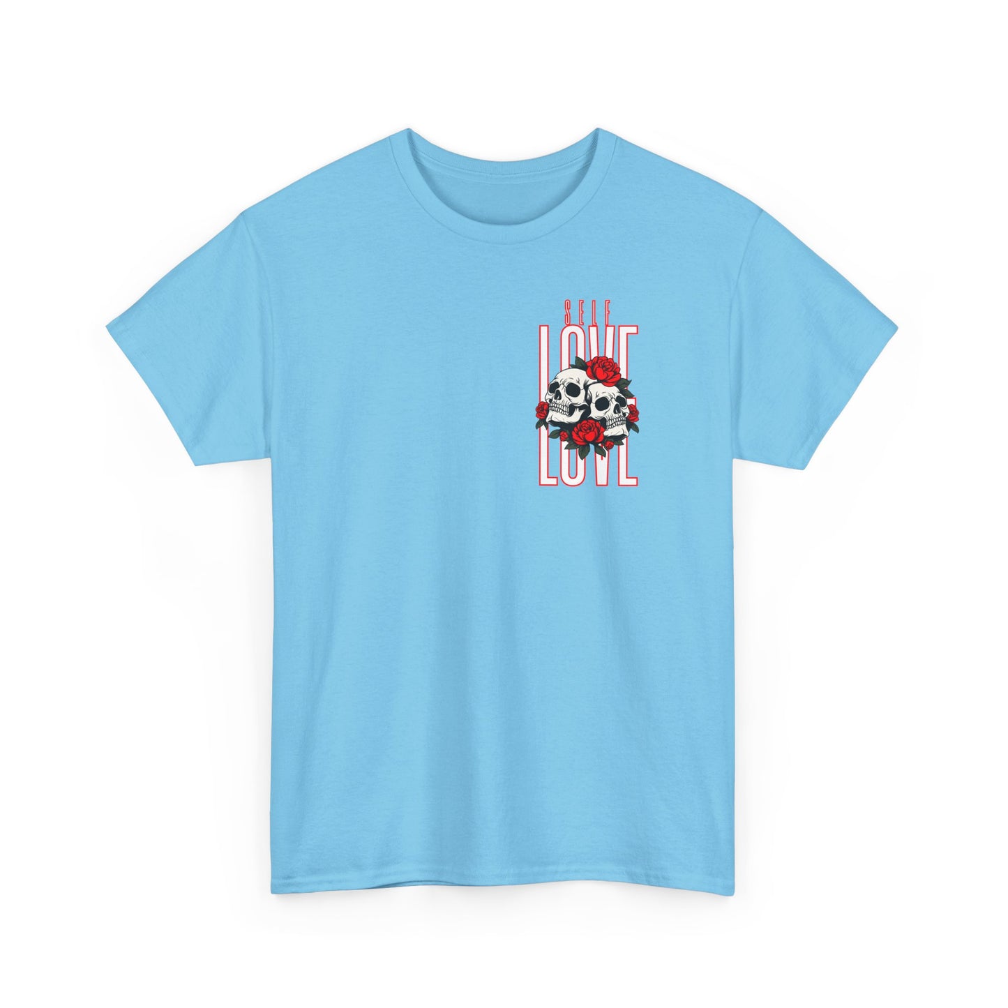 Unisex Heavy Cotton Tee - 'I Got My Back' & Love Design