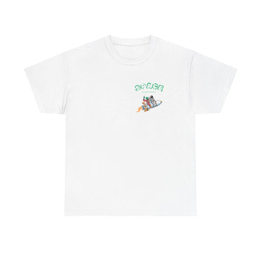Cosmic Escape Tee, Fun Graphic T-Shirt, Unisex Casual Wear, Summer Vibes Gift, Festival Outfit Idea