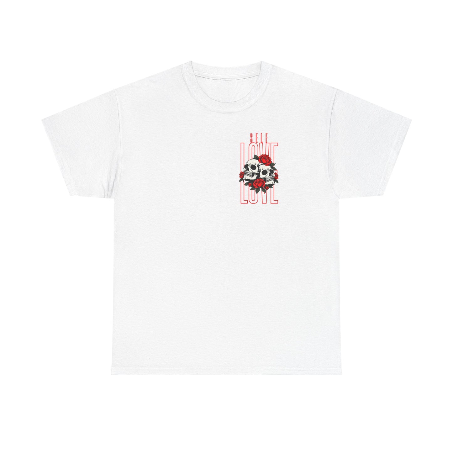 Unisex Heavy Cotton Tee - 'I Got My Back' & Love Design