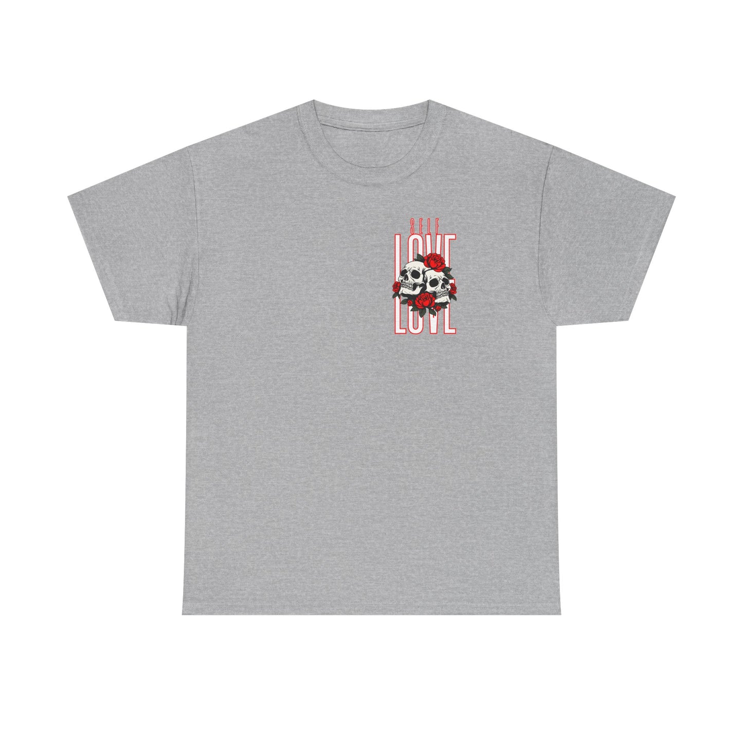 Unisex Heavy Cotton Tee - 'I Got My Back' & Love Design