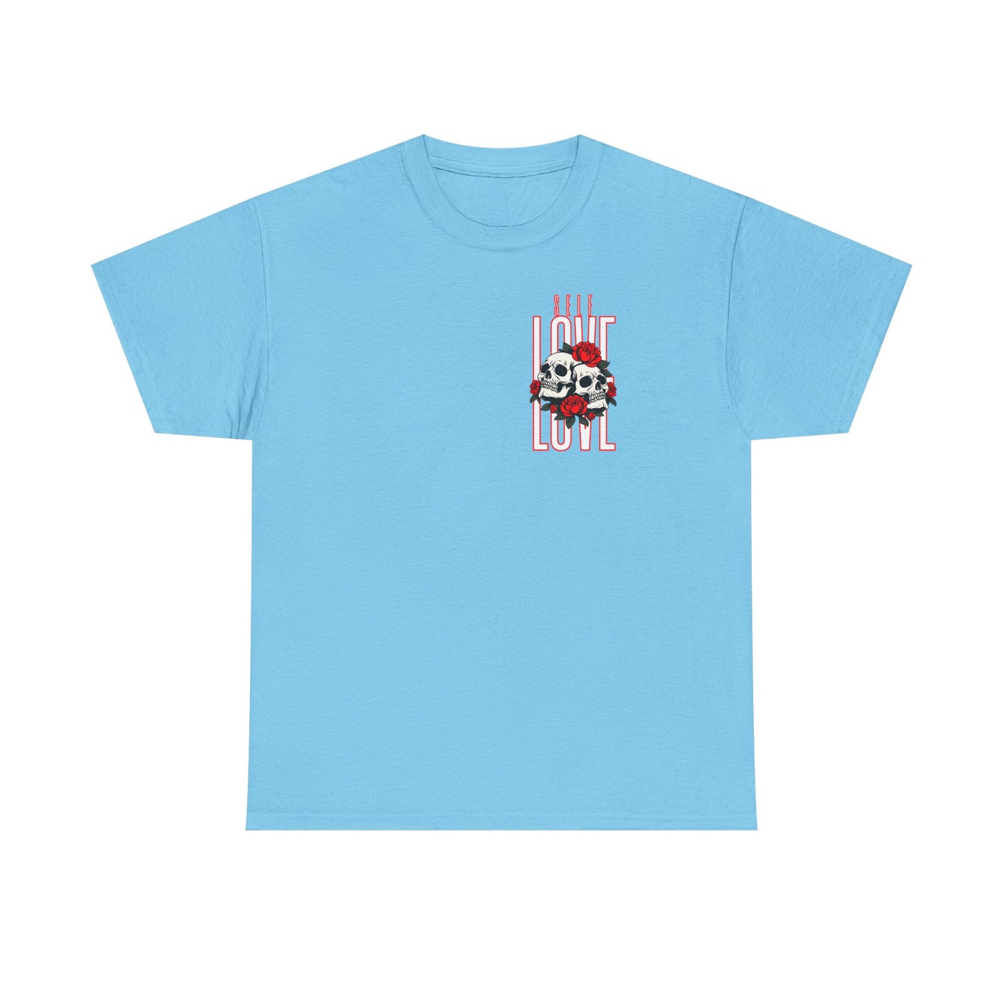 Unisex Heavy Cotton Tee - 'I Got My Back' & Love Design