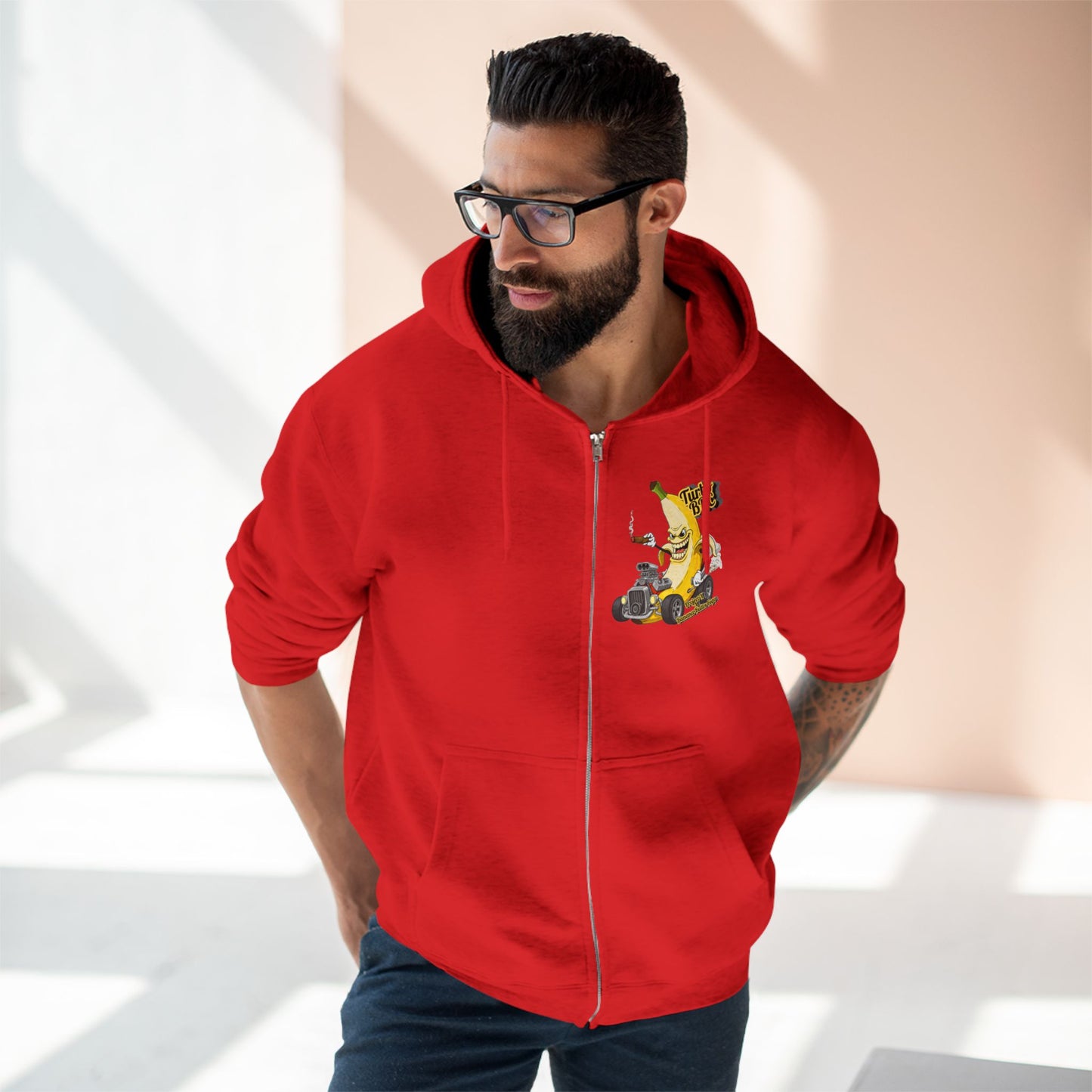 Unisex Zip Hoodie