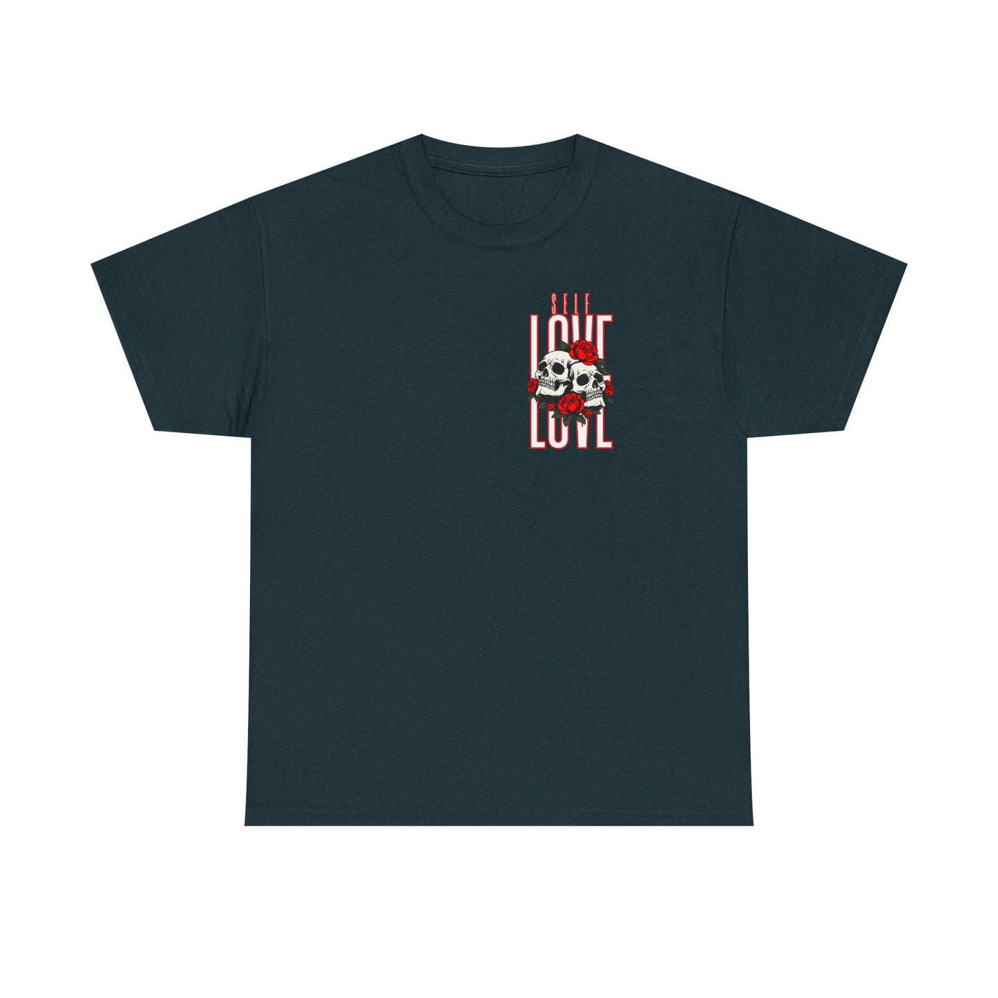 Unisex Heavy Cotton Tee - 'I Got My Back' & Love Design
