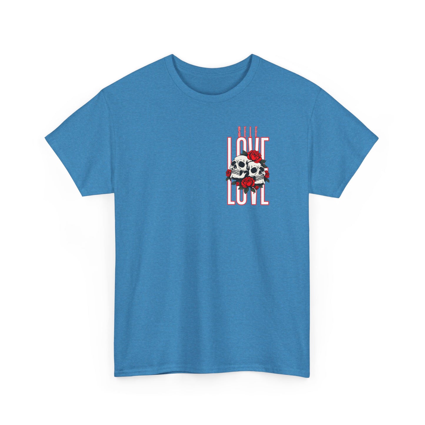 Unisex Heavy Cotton Tee - 'I Got My Back' & Love Design