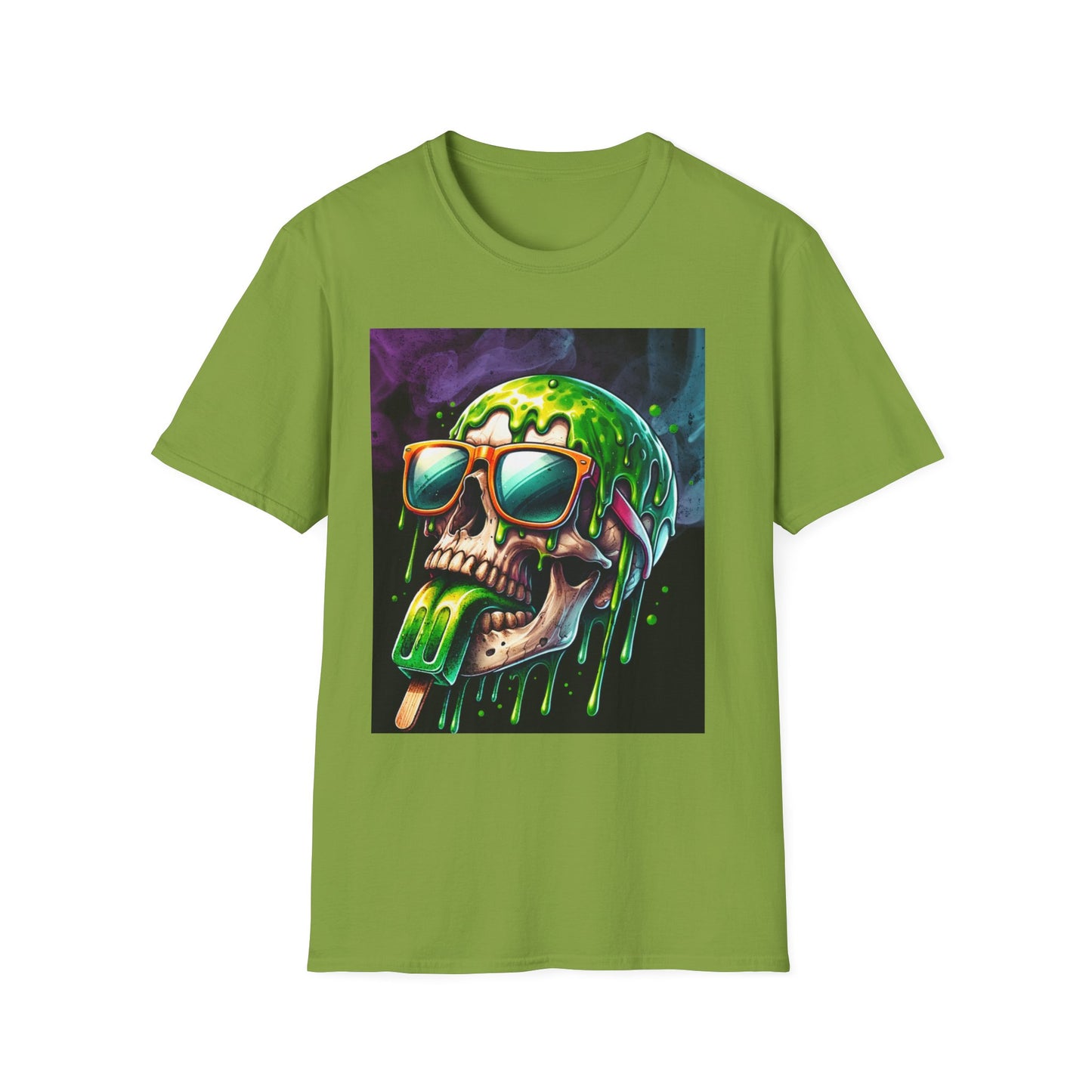 Skull Ice Cream Graphic T-Shirt – Fun Unisex Summer Tee